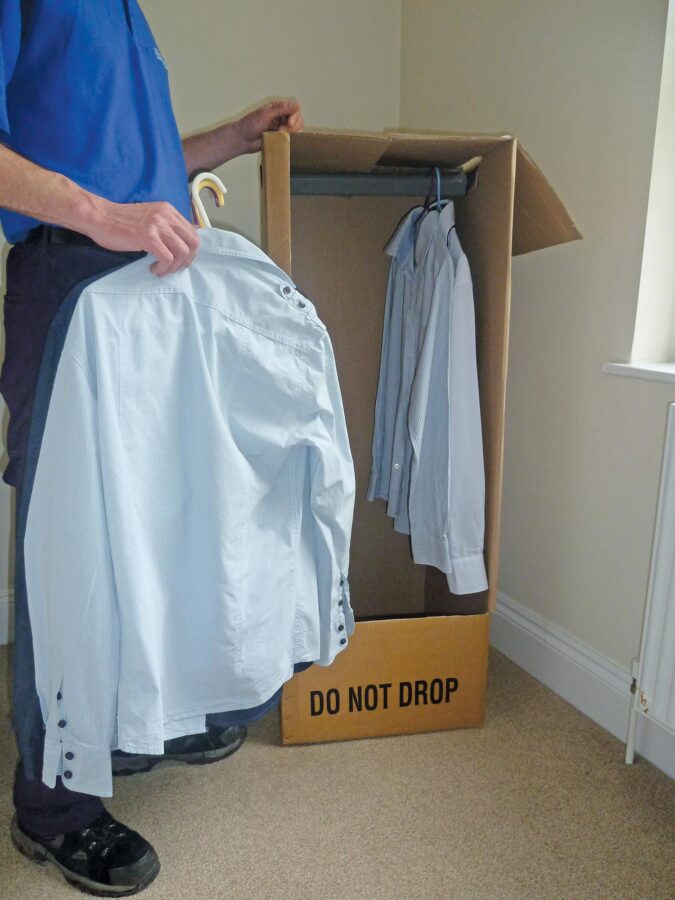 Better Move wardrobe carton reduced size